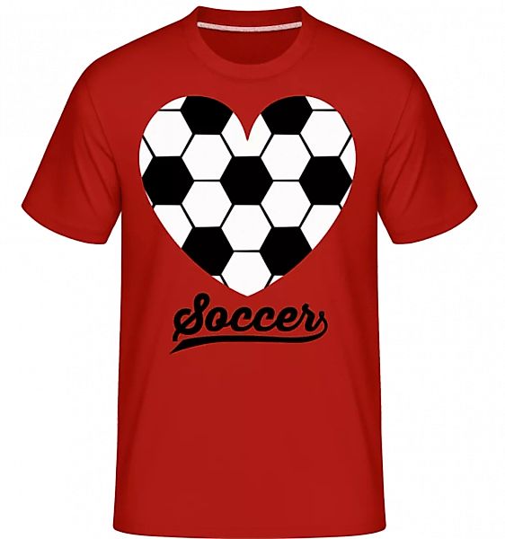 Soccer Logo Heart · Shirtinator Männer T-Shirt günstig online kaufen