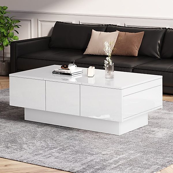 XDeer Couchtisch Couchtisch mit Schiebefunktion, 2 günstig online kaufen