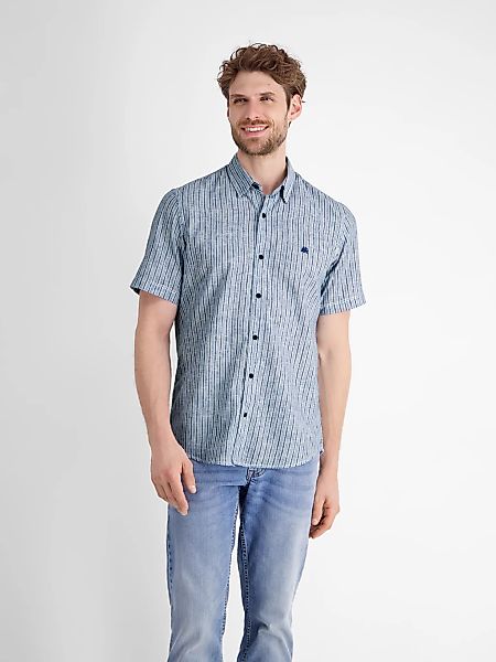 LERROS Kurzarmhemd "Gestreiftes Herren Sommerhemd" günstig online kaufen