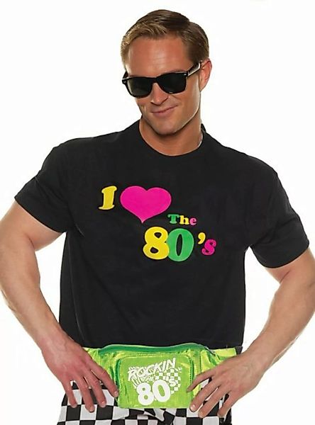 Underwraps T-Shirt 80er Jahre Shirt 'I Love The 80's' Motto-Shirt für die n günstig online kaufen
