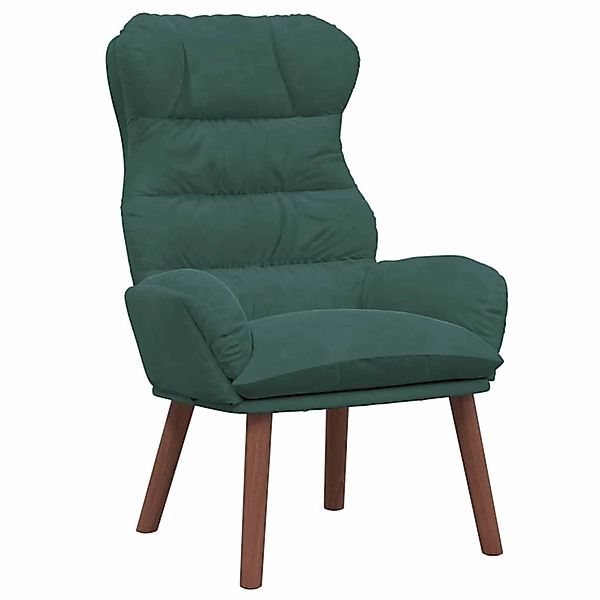 vidaXL Relaxsessel Dunkelgrün 69 x 74 x 93 cm Samt 42001889 günstig online kaufen