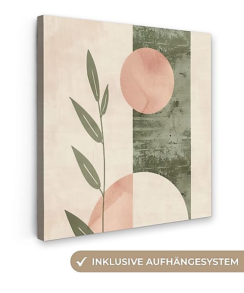 OneMillionCanvasses® Leinwandbild Geometrisch - Rosa - günstig online kaufen
