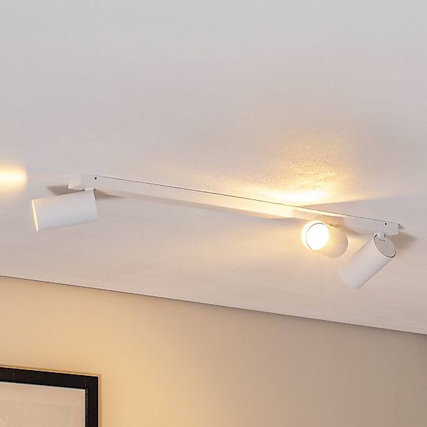 Deckenstrahler Mono III, 3-flammig, weiß, 84 cm lang, GU10 günstig online kaufen