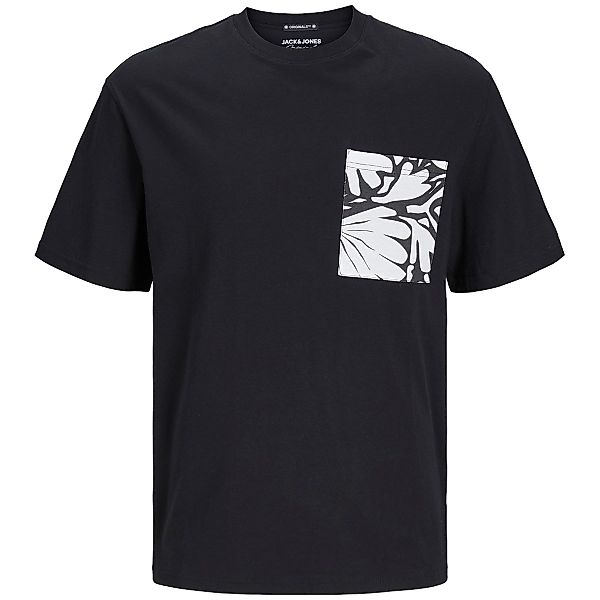 Jack&Jones T-Shirt mit Brusttasche Farbe schwarz Größe: 3XL günstig online kaufen
