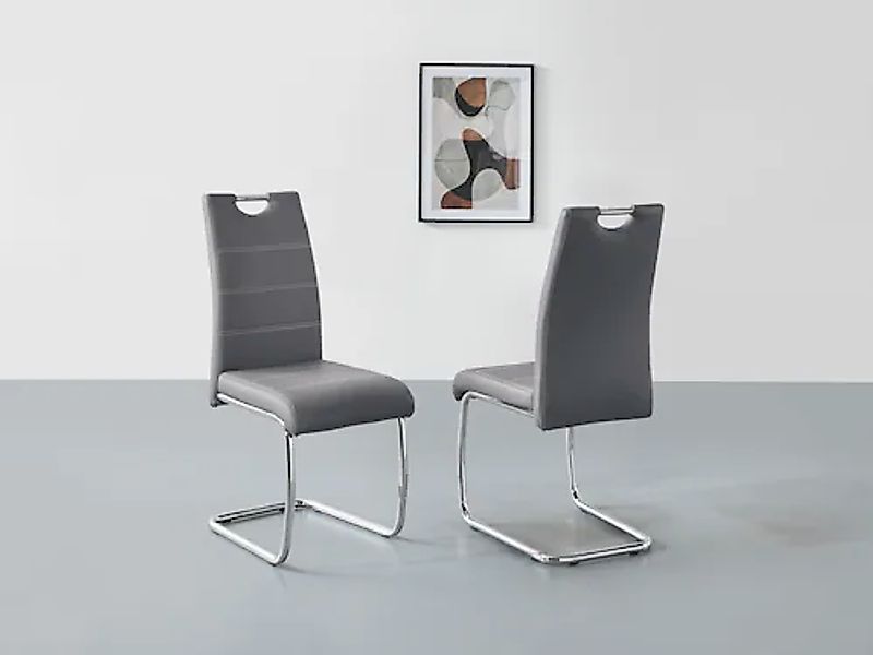 HELA Freischwinger »FLORA«, (Set), 1 St., Kunstleder, 1, 2 oder 4 Stück, Fr günstig online kaufen