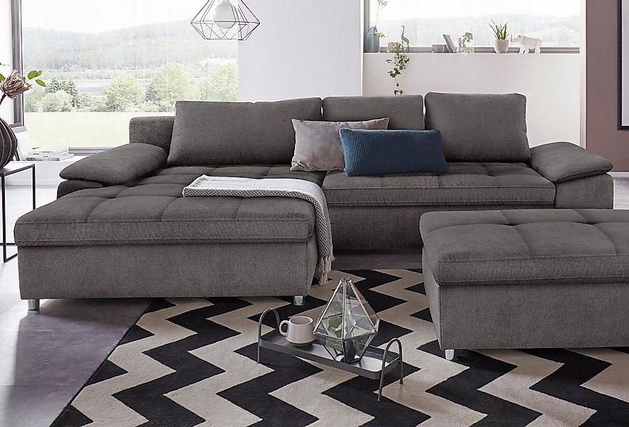 sit&more Ecksofa Labene L-Form, wahlweise mit Bettfunktion und Bettkasten, günstig online kaufen