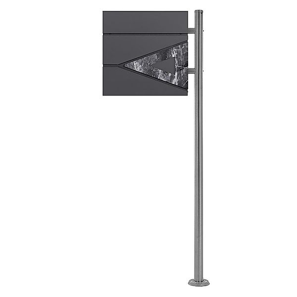 ML-DESIGN Standbriefkasten Briefkasten Postkasten mit Zeitungsfach, günstig online kaufen