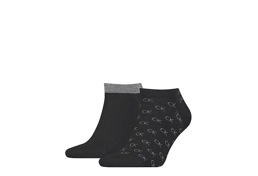 Calvin Klein Jeans Sneakersocken CK MEN SNEAKER 2P ALL OVER LOGO (2 Paar) 1 günstig online kaufen