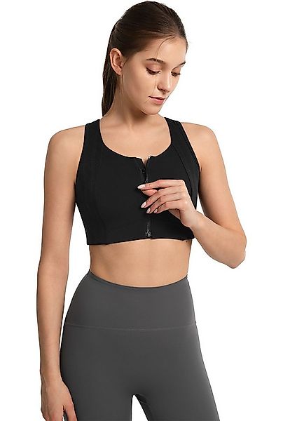 Yvette Sport-BH Starker Halt Vorderverschluss Ringerrücken Gepolstert, E101 günstig online kaufen