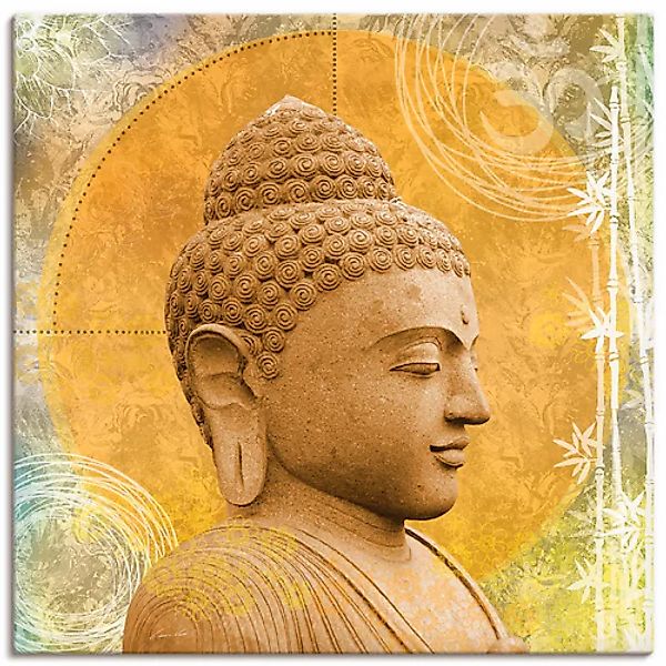 Artland Wandbild »Buddha II« Spa 1 Stk. tlg. als Alubild, Outdoorbild, Lein günstig online kaufen