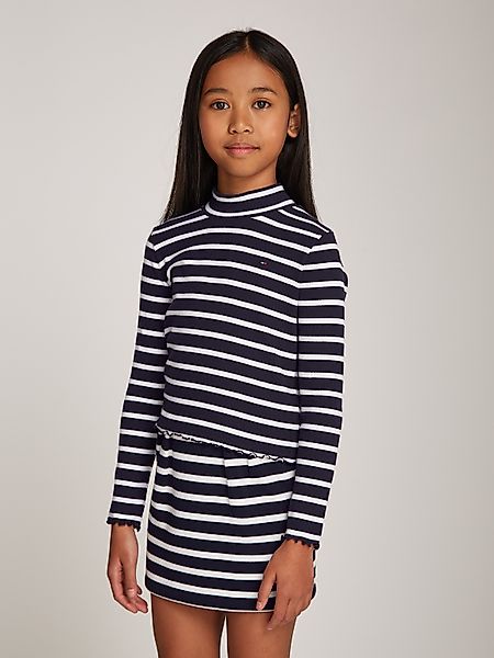 Tommy Hilfiger Langarmshirt MOCK NECK RIB günstig online kaufen