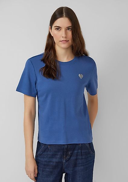 s.Oliver Kurzarmshirt T-Shirt T-Shirt aus Interlockjersey günstig online kaufen