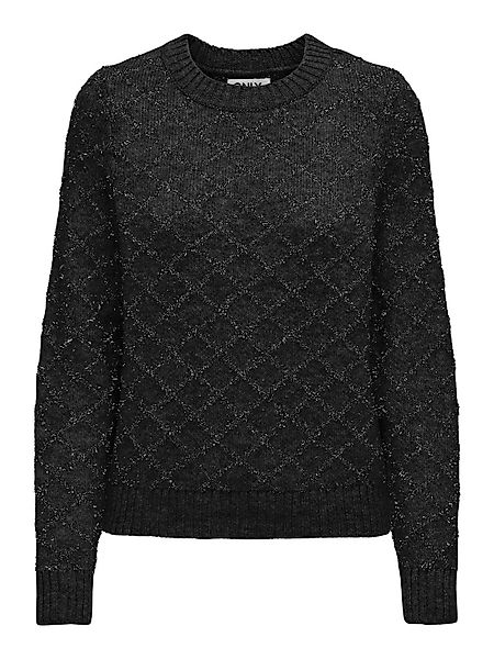 ONLY Rundhalspullover ONLALBA L/S GLITTER O-NECK günstig online kaufen