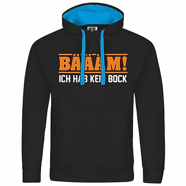 deinshirt Kapuzenpullover Herren Kapuzenpullover BÄÄÄM Ich hab kein bock me günstig online kaufen