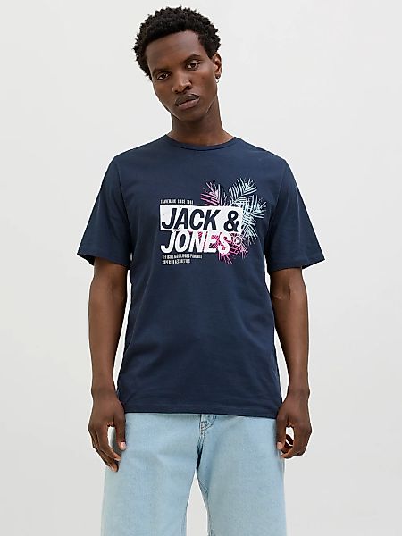 Jack & Jones Print-Shirt "JJJAXON TEE SS CREW NECK" günstig online kaufen