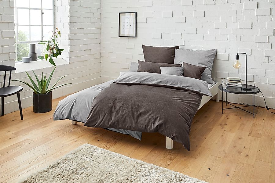 Bruno Banani Wendebettwäsche "Merlin in Gr. 135x200 oder 155x220 cm" 2 Stk. günstig online kaufen