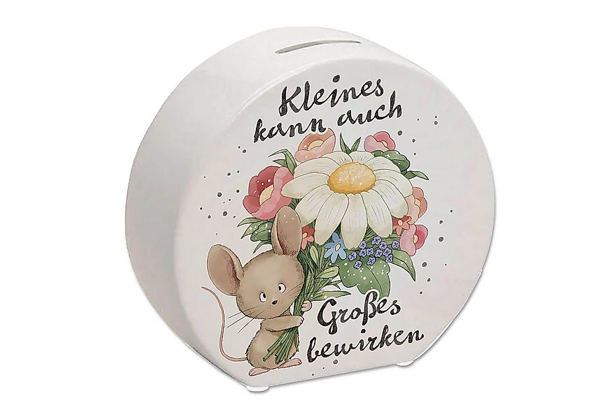 speecheese Spardose Maus Spardose mit Spruch Kleines kann auch Großes bewir günstig online kaufen