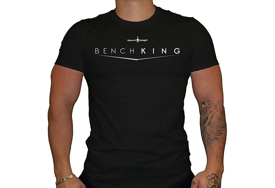 Sport-Knight® T-Shirt Sport-Knight® Herren Fitness T-Shirt "Bench King" günstig online kaufen