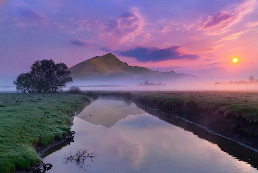 Papermoon Fototapete »Fluss durch Landschaft« günstig online kaufen