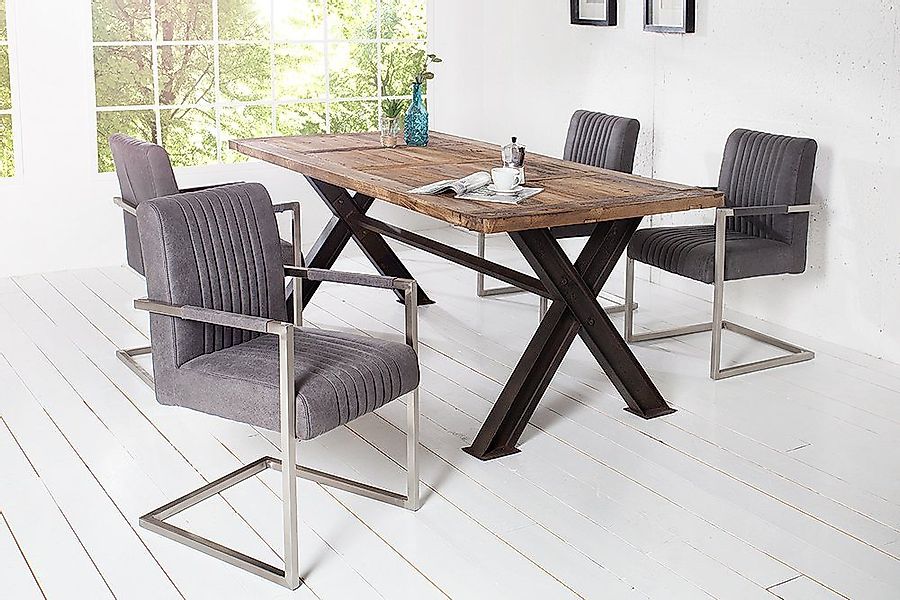 riess-ambiente Freischwinger BIG ASTON vintage grau günstig online kaufen