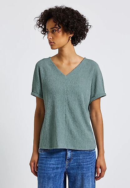 STREET ONE T-Shirt mit V-Ausschnitt günstig online kaufen