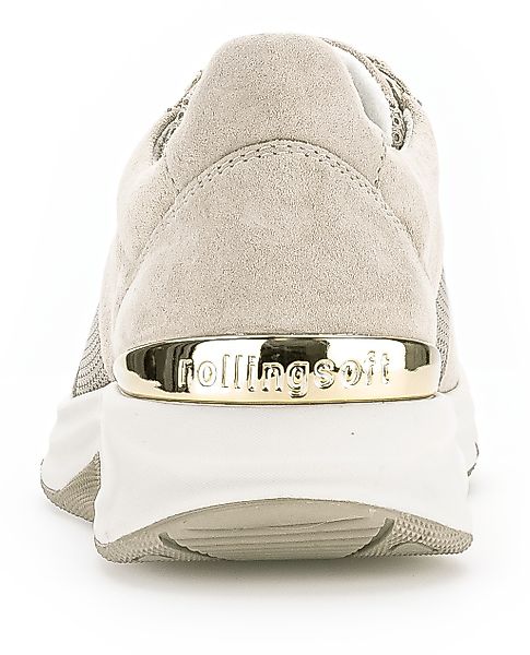 Gabor Rollingsoft Keilsneaker, Freizeitschuh, Halbschuh, Schnürschuh, Logos günstig online kaufen
