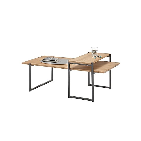 HTI-Living Couchtisch Wohnzimmertisch mit 2 Tischplatten günstig online kaufen
