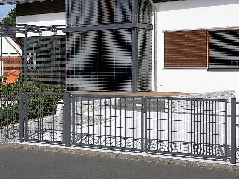 Alberts Zaundoppeltür "Flexo", 400 cm Breite, in versch. Höhen günstig online kaufen
