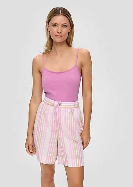 s.Oliver T-Shirt Spaghettiträger-Top aus Baumwollstretch im Slim Fit günstig online kaufen