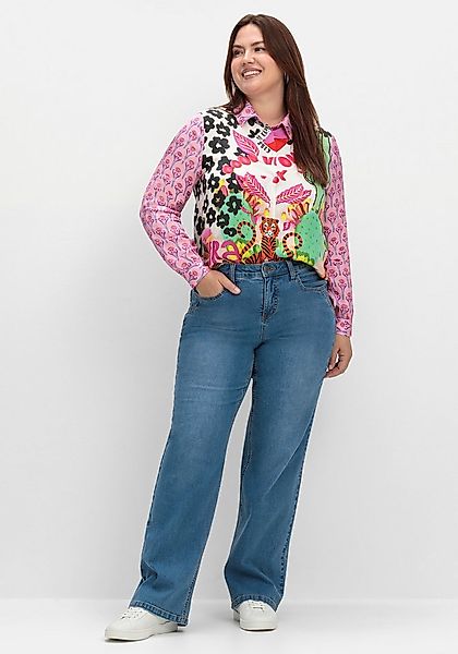 Sheego Klassische Bluse Hemdbluse Langarm günstig online kaufen