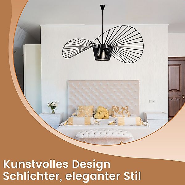 ZMH LED Pendelleuchte Modern - Schwarz günstig online kaufen