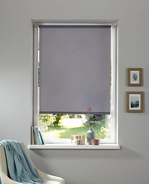 OTTO home Seitenzugrollo "Themse-Uni" Lichtschutz Sichtschutz ohne Bohren f günstig online kaufen