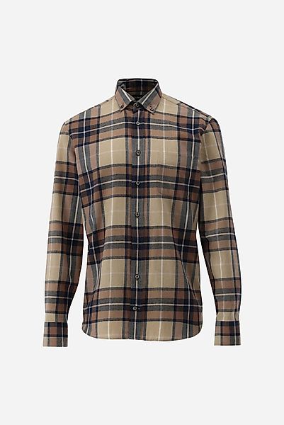 Kariertes Flanellhemd Tailor Fit günstig online kaufen