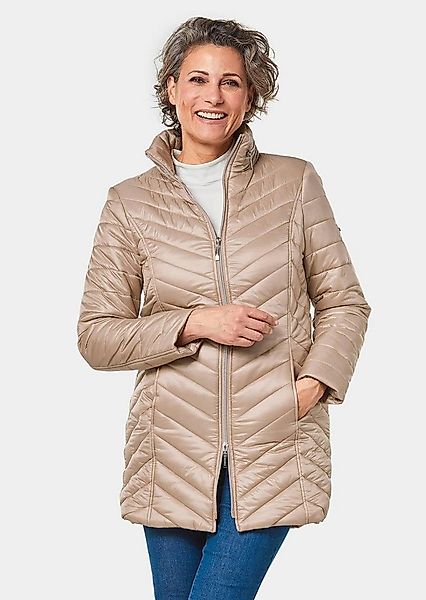 GOLDNER Allwetterjacke Kurzgröße: Figurschmeichelnde Longsteppjacke günstig online kaufen