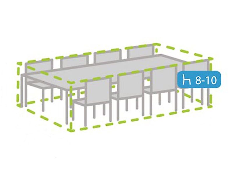 PEREL Gartenmöbel-Schutzhülle (1-St), Abdeckung Lounge-Möbel Wasserfeste günstig online kaufen