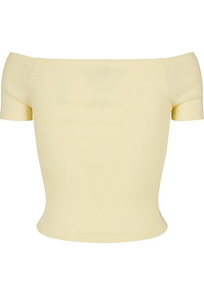 URBAN CLASSICS T-Shirt "Urban Classics Damen Ladies Off Shoulder Rib Tee", günstig online kaufen