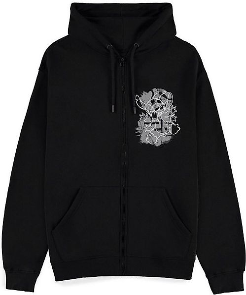 Disney Rundhalspullover Lilo & Stitch - Metal Graphic Men's Zipper Hoodie günstig online kaufen