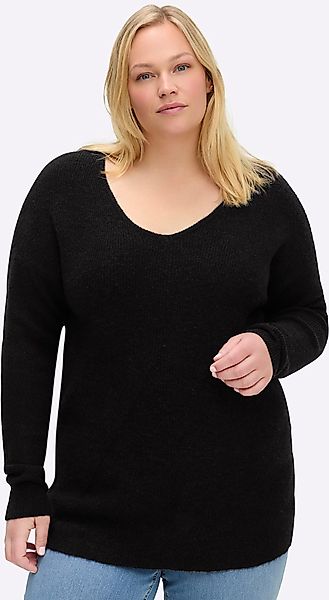 Sheego V-Ausschnitt-Pullover "Pullover" günstig online kaufen
