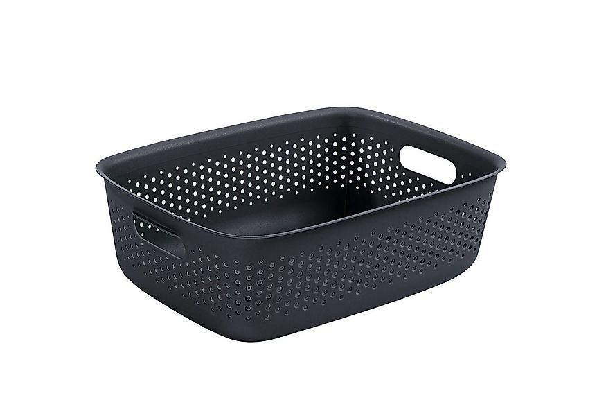 KONZEPT Stapelbox Aufbewahrungsbox 3er Set Aufbewahrungskorb aus Kunststoff günstig online kaufen