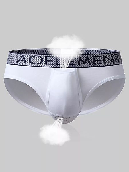 Herren Sexy Penis Pouch Hole Modal Atmungsaktive Slips Stretch Unterwäsche günstig online kaufen