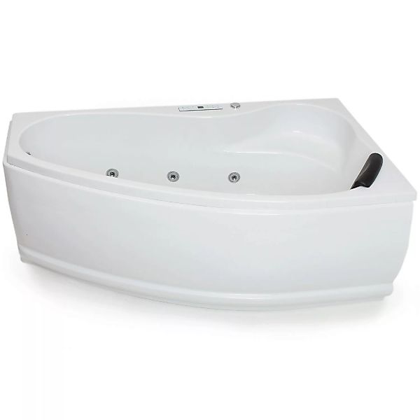 Basera® Indoor Eck-Whirlpool Badewanne Formentera Rechts Premium 160 x 90 c günstig online kaufen