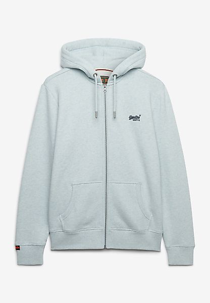 Superdry Kapuzensweatjacke "ESSENTIAL LOGO ZIP HOODIE HB" Baumwollmischung, günstig online kaufen