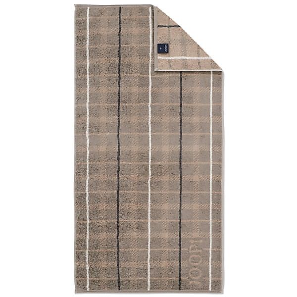 JOOP! Handtücher Contour Checked 1715 - Farbe: Taupe - 73 - Handtuch 50x100 günstig online kaufen