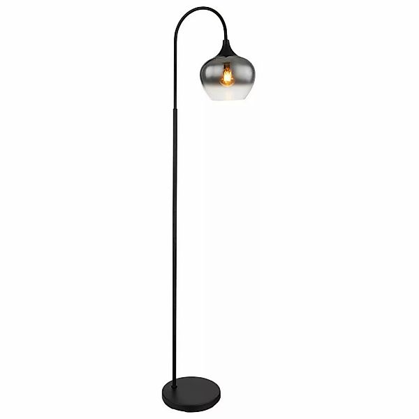 GLOBO Pendelleuchte schwarz Metall B/H/T: ca. 25x150x39 cm E27 1 Brennstell günstig online kaufen