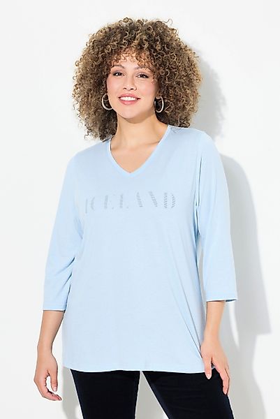 Ulla Popken T-Shirt Shirt Schriftmotiv Classic günstig online kaufen