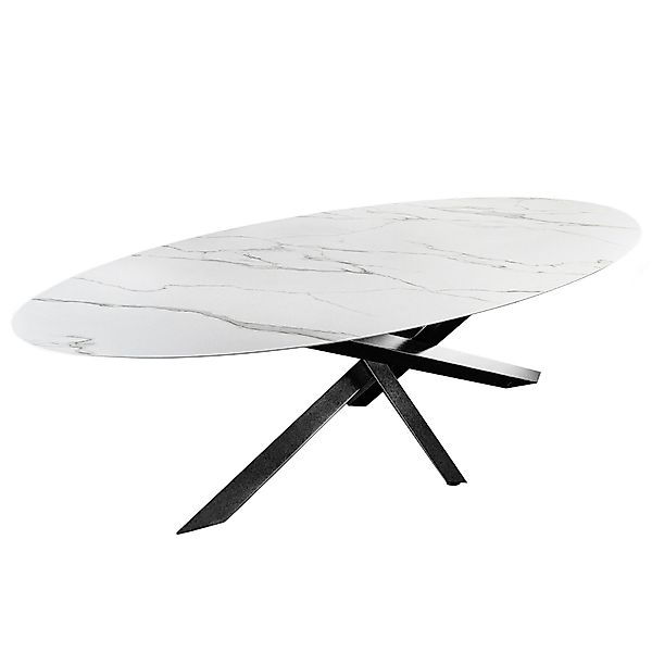 riess-ambiente Esstisch SCULPTURE 280x110cm Keramik weiß günstig online kaufen