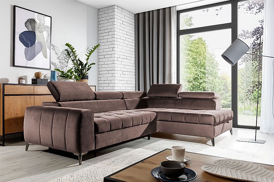 Fun Möbel Ecksofa Ecksofa Schlafsofa AGNESA günstig online kaufen