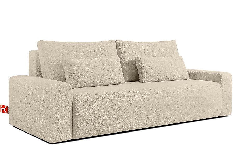 KONSIMO® 3-Sitzer MOLLIS Schlafsofa, Einzelsofa, mit Wellenfeder, hergestel günstig online kaufen