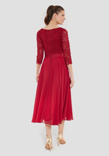 SWING Cocktailkleid Taillierter Schnitt mit ausgestelltem günstig online kaufen