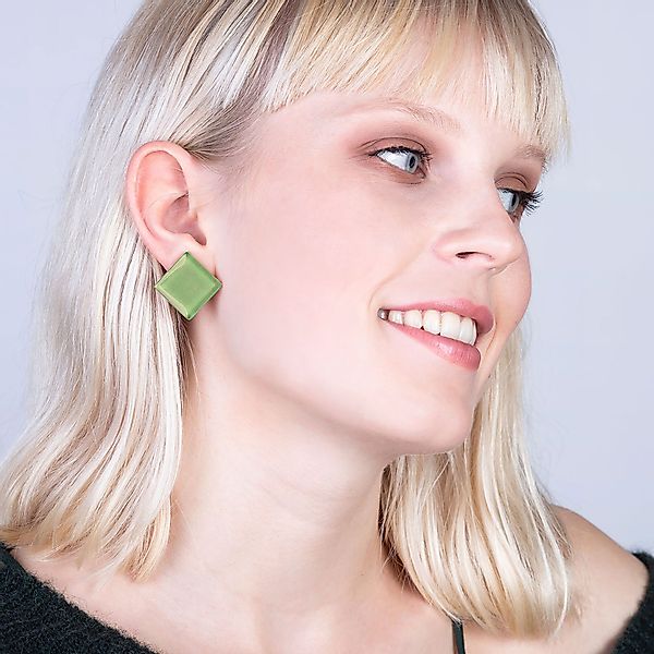 ALEXASCHA Paar Ohrstecker Quadratische Statement Ohrringe günstig online kaufen